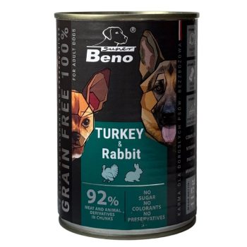 Super Beno kalkuni- ja küülikulihaga konserv, tükid kastmes 415g