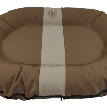 Cazo Oval Bed Oslo latte tooni pesa koertele 60x80x14 cm