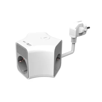 Pikendusjuhe 3-osaline 1,4m + USB-A + USB-C 16A