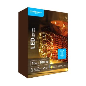 LED-valguskett Modee C2012 100LED/10m, 1,35W, 3000K, 3xAA