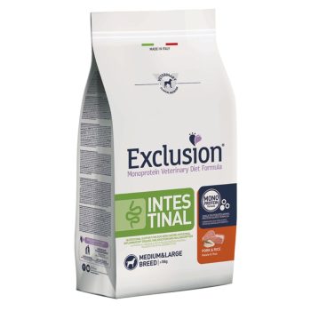 EXCL Intestinal pork & rice medium/large breed 12kg
