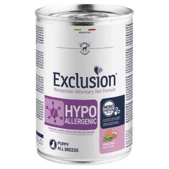 EXCL Hypoallergenic puppy konserv sealiha ja hernestega 400g
