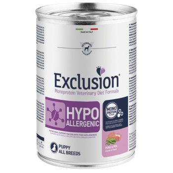 EXCL Hypoallergenic puppy konserv sealiha & hernestega 200g