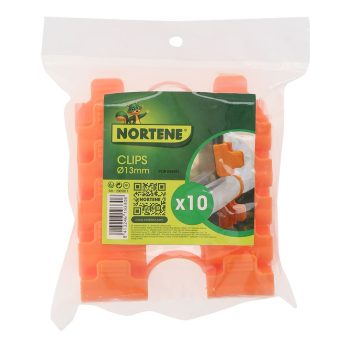 Kinnitusklambrid PVC kaartele 13mm oranž 10 tk/pk