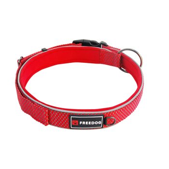 Freedog Extreme nailonist punane kaelarihm koerale 20mm x 35-51cm