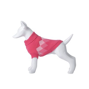 Freedog Rhombus roosa kampsun koerale 15cm
