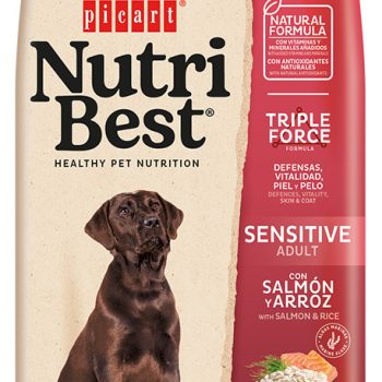 Nutribest Adult Sensitive Salmon & Rice koeratoit 15kg