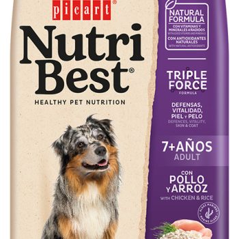 Nutribest Adult 7+ Chicken & Rice koeratoit 3kg