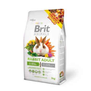Brit Animals Rabbit Adult täissööt täiskasvanud jänestele 3 kg
