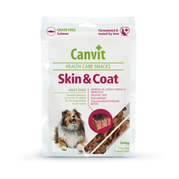 Canvit snack Skin & Coat närimismaius koerale 200g