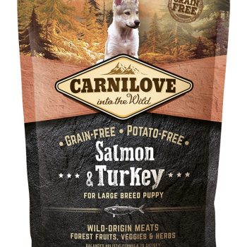 Carnilove Salmon & Turkey for Large Breed Puppies koeratoit 1,5 kg