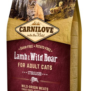 Carnilove Lamb & Wild Boar for Sterilised kassitoit 2 kg