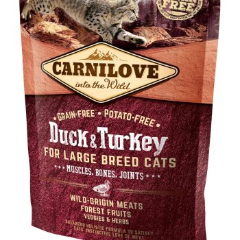 Carnilove Duck & Turkey for Large Breed kassitoit 400g