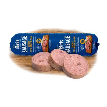 Brit Premium Sport Beef & Fish vorst koertele 800g