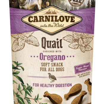 Carnilove Dog Snack Quail & Oregano maiused koerale 200g