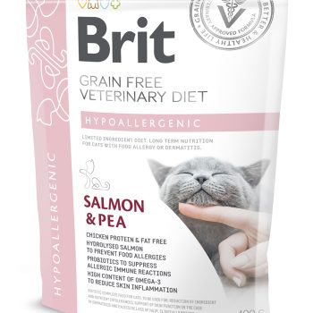 Brit Veterinary Diet Hypoallergenic erisööt kassidele 400g