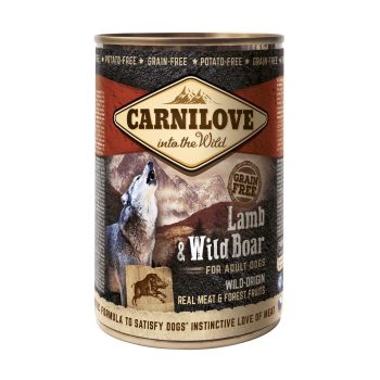 Carnilove Lamb & Wild Boar konserv koertele 400g