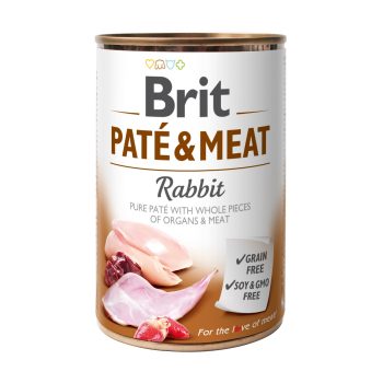 Brit Care Rabbit Paté & Meat konserv koertele 400g