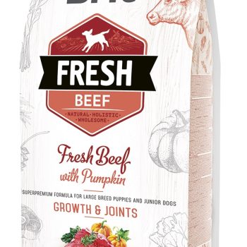 Brit Fresh Beef & Pumpkin Puppy Large Bones & Joints koeratoit 2,5 kg