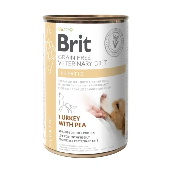 Brit Veterinary Diet Hepatic konserv koertele 400g