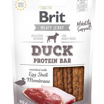 Brit Jerky Duck Protein Bar Snack närimismaius koertele 80g