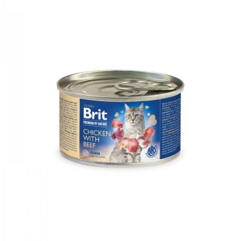 Brit Premium by Nature Chicken with Beef konserv kassidele 200g