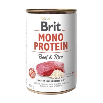 Brit Mono Protein Beef & Rice konserv koertele 400g