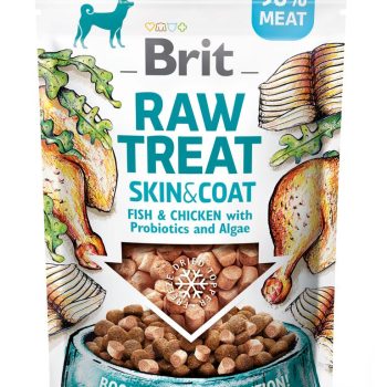 Brit Raw külmkuivatatud maius Skin & Coat koertele 40g