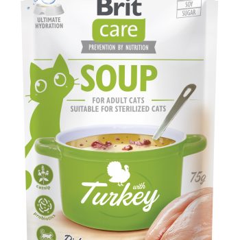 Brit Care Soup with Turkey kalkunisupp kassidele 75g