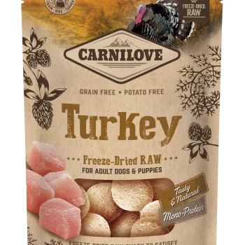 Carnilove külmkuivatatud maius Turkey koertele 60g