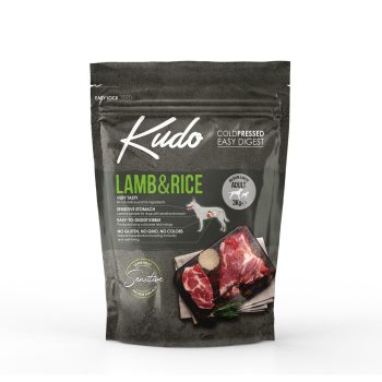Kudo Lamb & Rice külmpressitud koeratoit 3kg