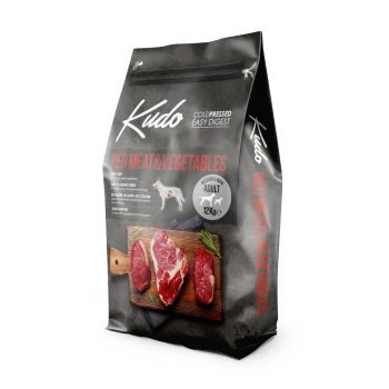 Kudo Red Meat & Vegetables külmpressitud koeratoit 12kg