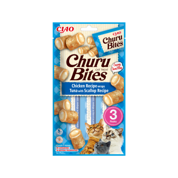 Churu Bites kassimaius kana, tuunikala ja kammkarbiga 3x10g
