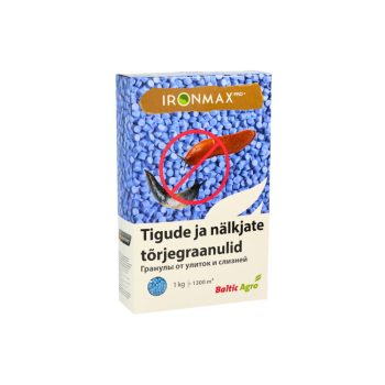 Tigude tõrjegraanulid Ironmax Pro 1 kg