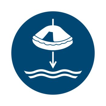 Lase päästeparv vette käivitusjärjekorras