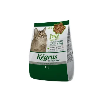 Täistoit täiskasvanud kassidele "KĖGRUS EKONOMIŠKAS" 1kg