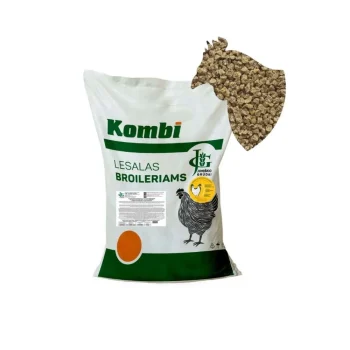 Täissööt broileritele KOMBI 43–60 päeva, ilma GMO-sojata, fütobiootikumidega 40kg