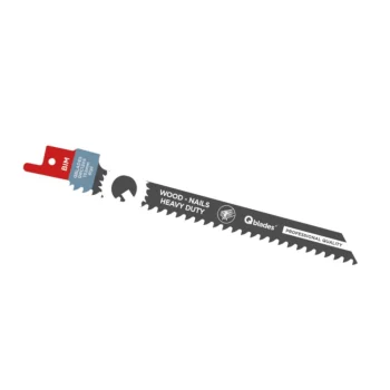 Tiigersaetera Qblades BIM 8%COB 6/152mm 5tk/pakendis naeltega puitmaterjal