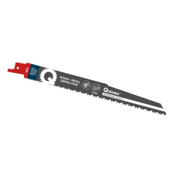 Tiigersaetera Qblades BIM 8%COB 6/10/203mm 5tk/pakendis naeltega puitmaterjal, metall