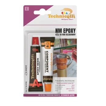10-min epoksiidliim läbipaistev 2x12ml