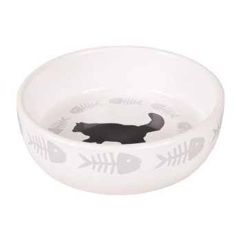 FLMG söögi- ja joogikauss kassidele “Cats”, valge, 300ml 504260