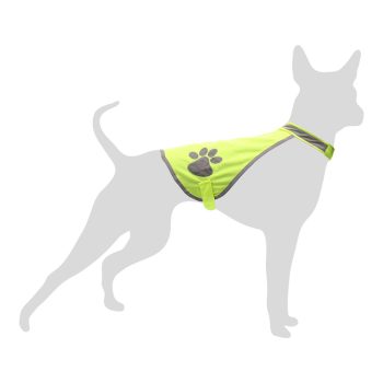 FLMG helkurvest koertele “Refi”, kollane, L 43cm  507679