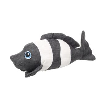 FLMG mänguasi koertele "Flipper" klounkala, hall, L 525493