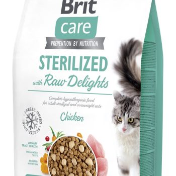 Brit Care Grain-Free Sterilized with Raw Delights kassitoit 2kg