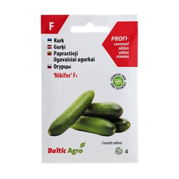 Pikk kasvuhoonekurk 'Nikifor' F1, 4s