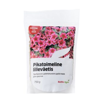 Pikatoimeline lilleväetis 3-4 kuud 0,75 kg