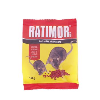 Hiire- ja rotimürk Ratimor viljaterad 150gr