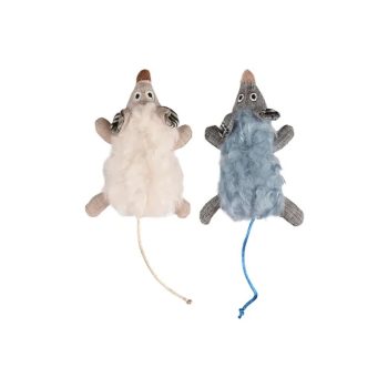 FLMG mänguasi kassidele tekstiilist hiir kassimündiga "Rizzo", 19,5cm, assortii  560952