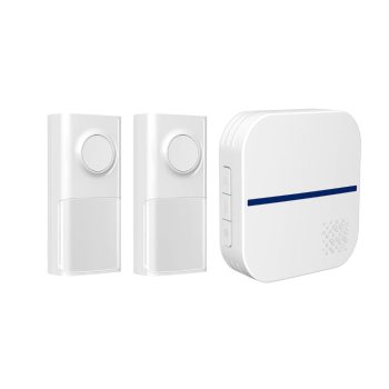 Wireless doorbell + 2 buttons, 58 melodies, 100m