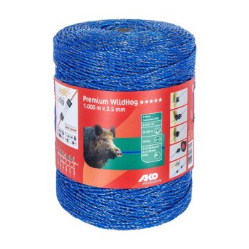 WildHog Premium elektritraat 2,5mm x 1000m sinine